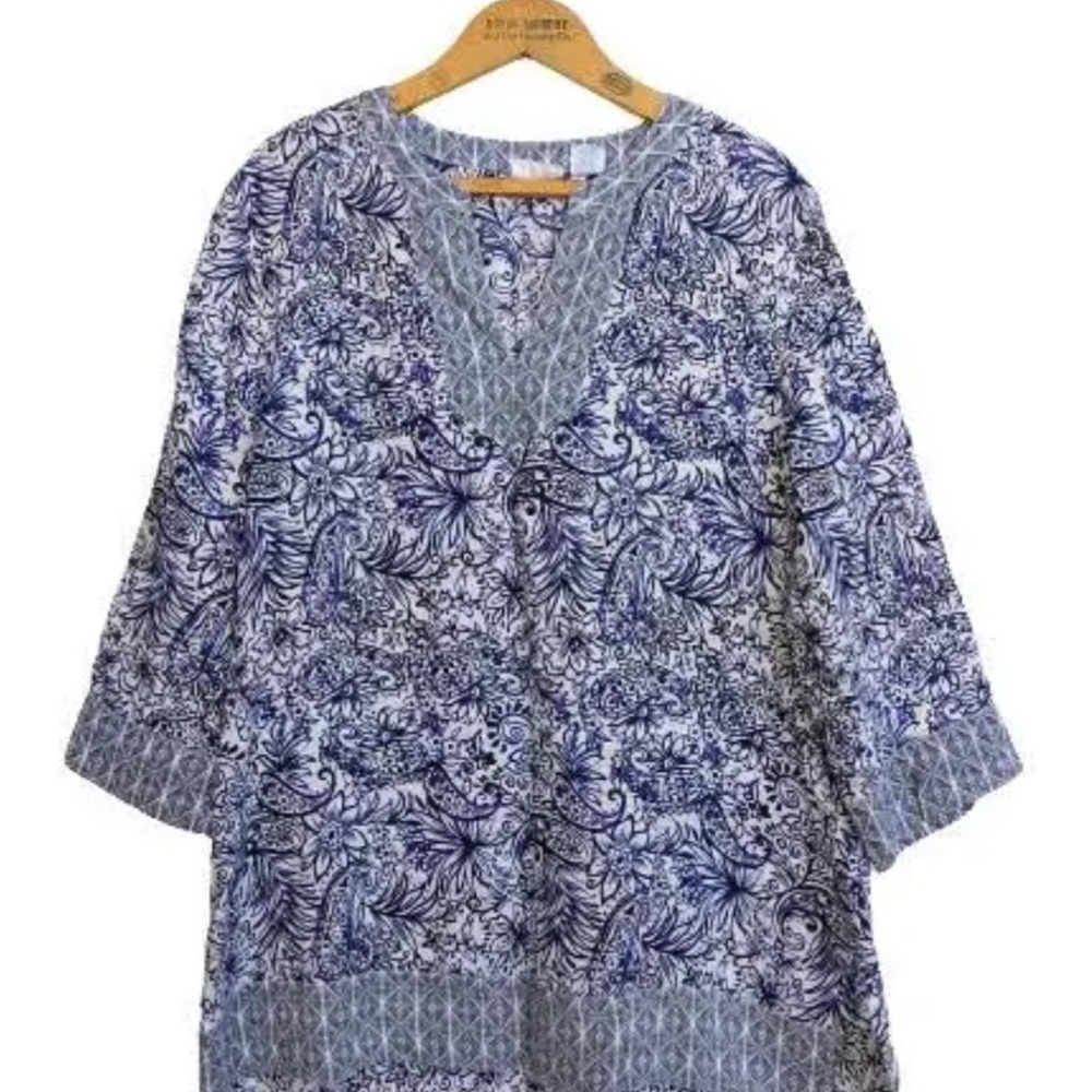 Sigrid Olsen Linen Tunic